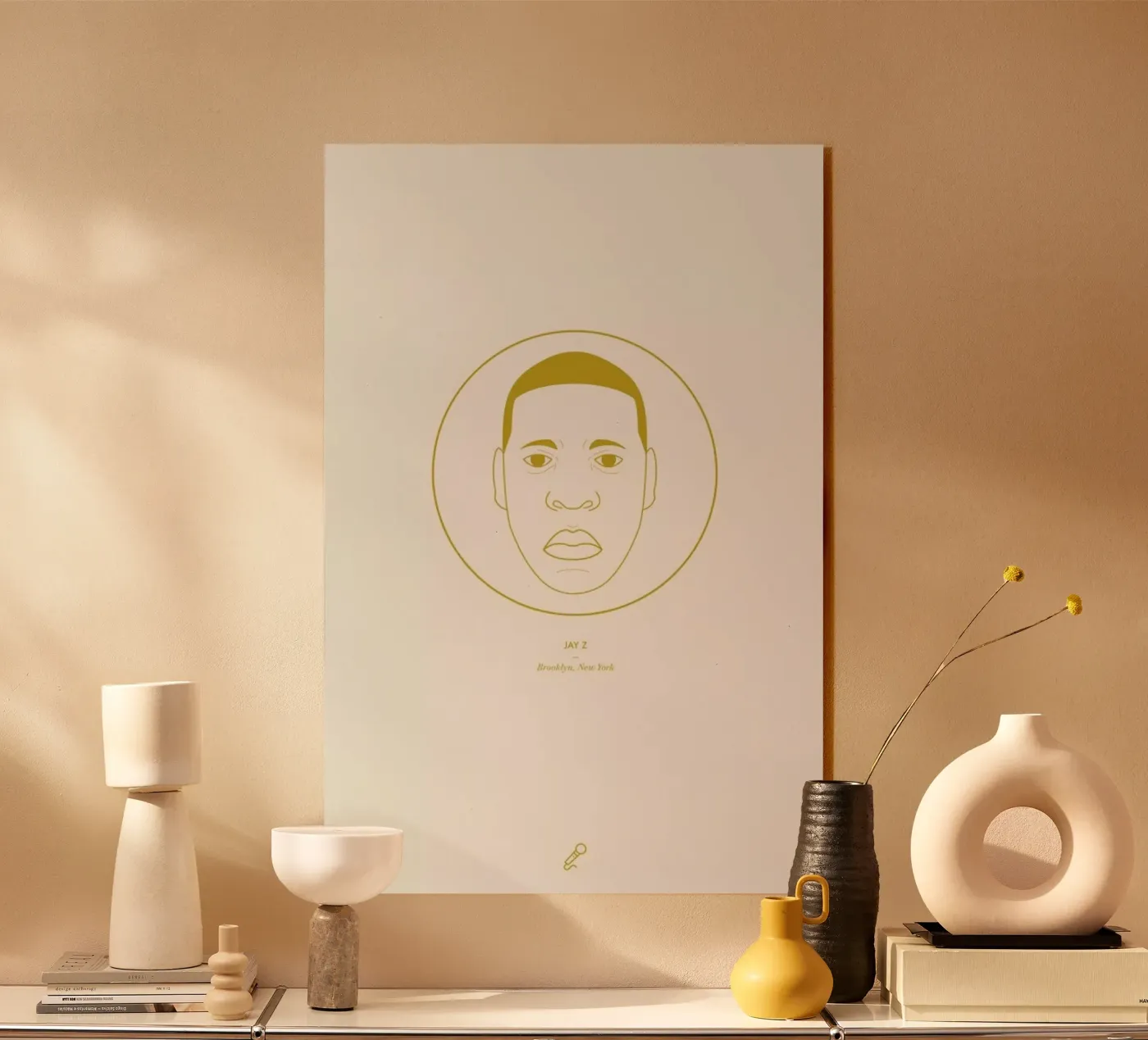 Jay Z Acryl-Glas von Dean Smith