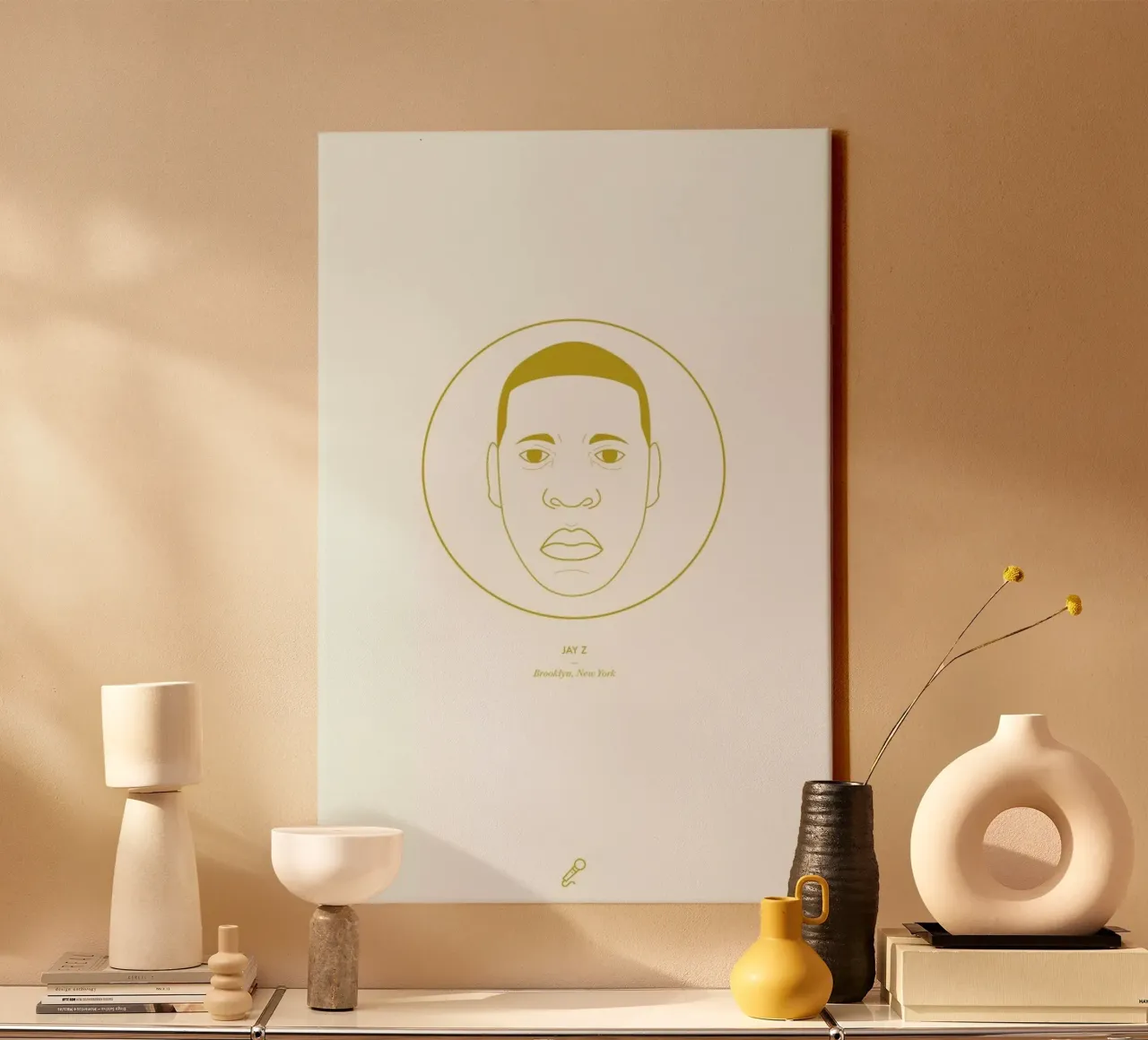 Jay Z canvas by Dean Smith