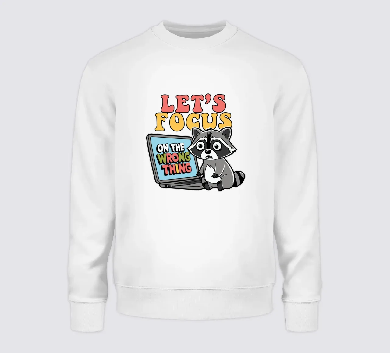 Let's Focus On The Wrong Thing felpa da edsonramosart