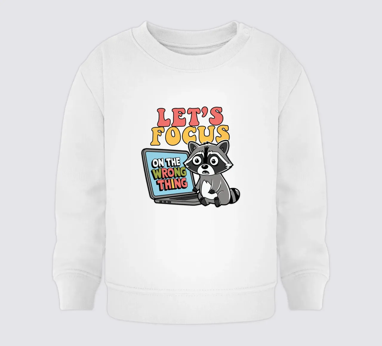 Let's Focus On The Wrong Thing felpa neonato da edsonramosart