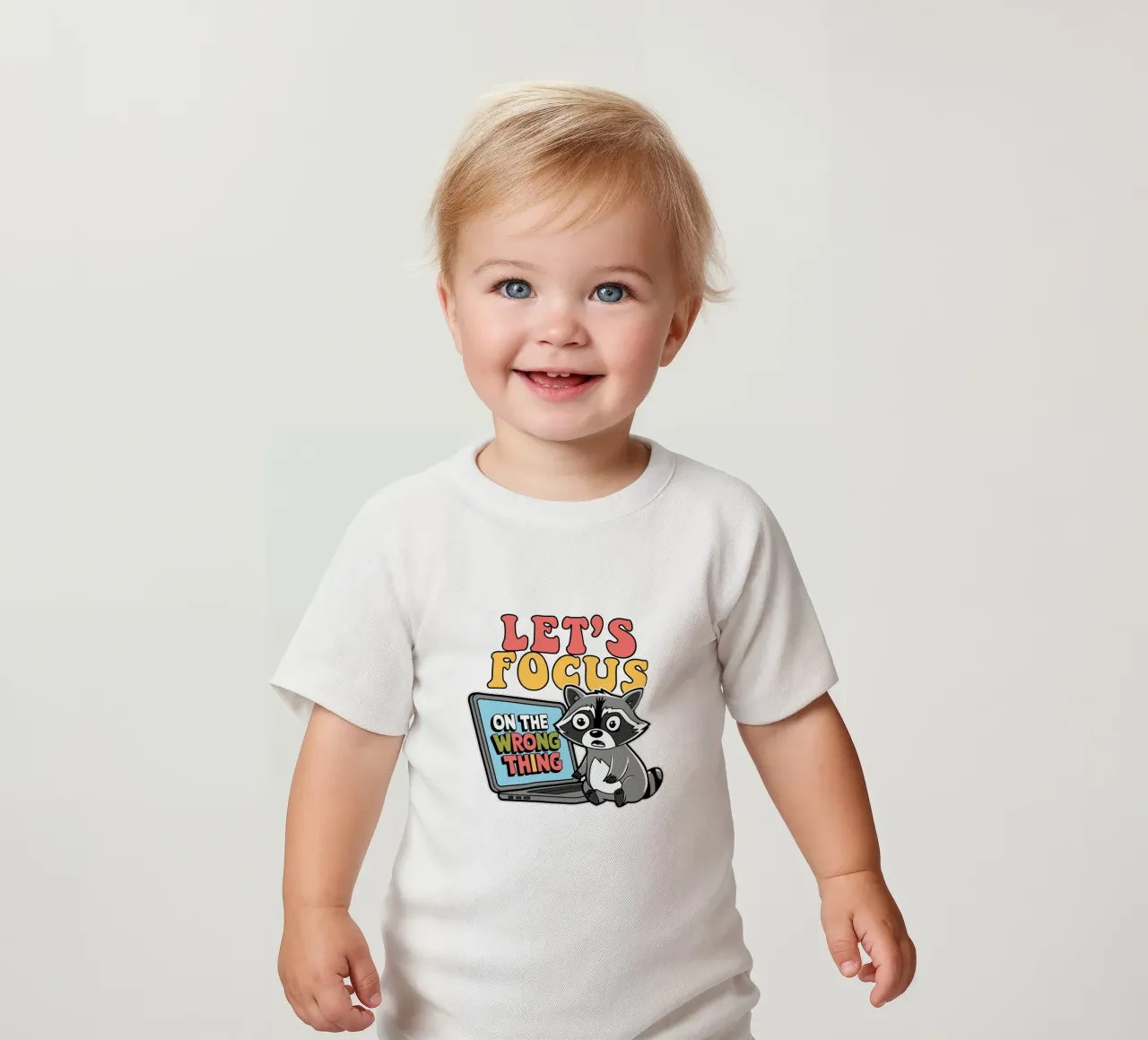 Let's Focus On The Wrong Thing maglietta neonato da edsonramosart