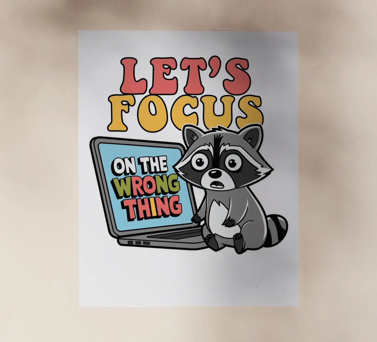 Let's Focus On The Wrong Thing pellicola backlit da edsonramosart