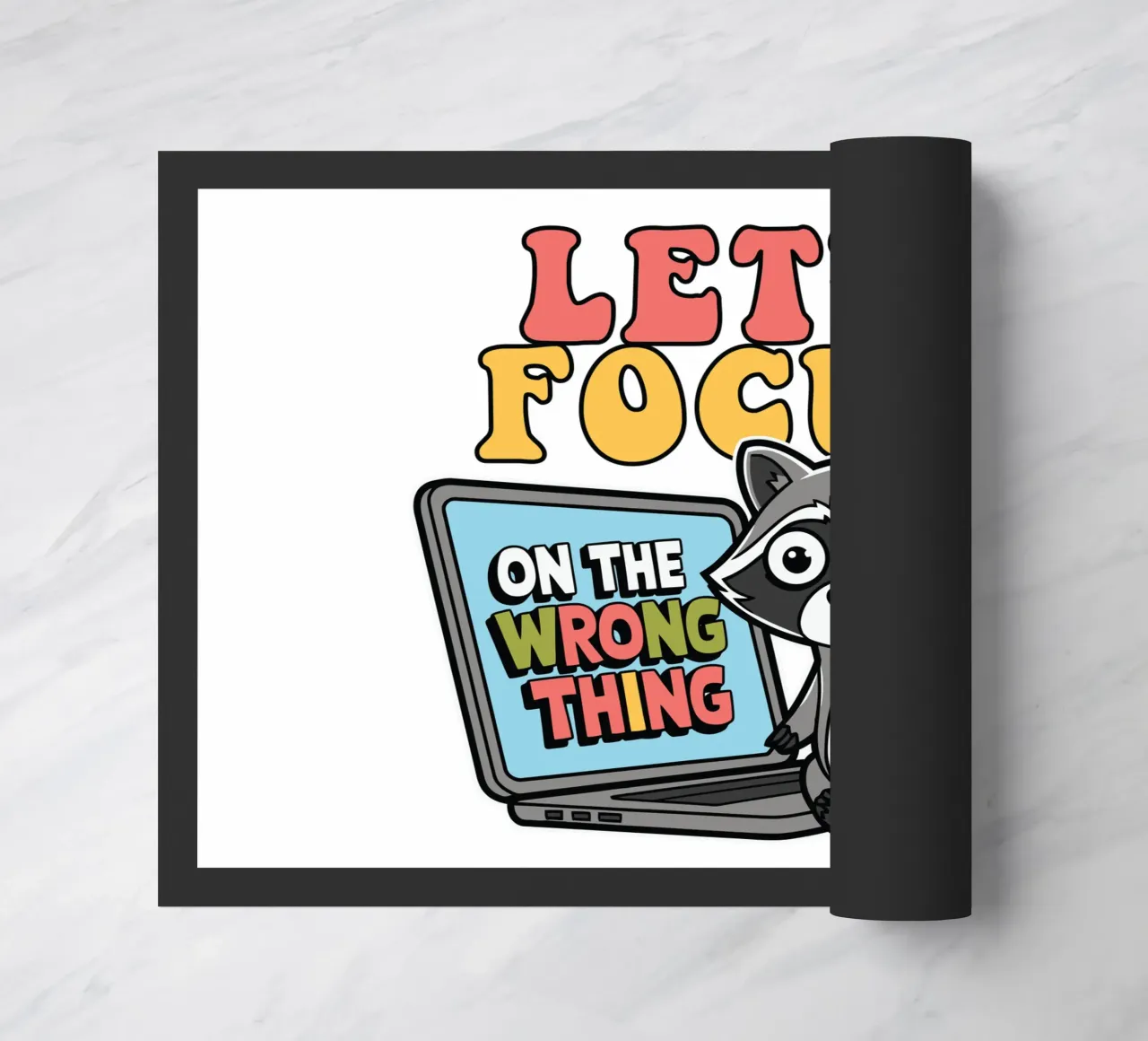 Let's Focus On The Wrong Thing paillasson de edsonramosart