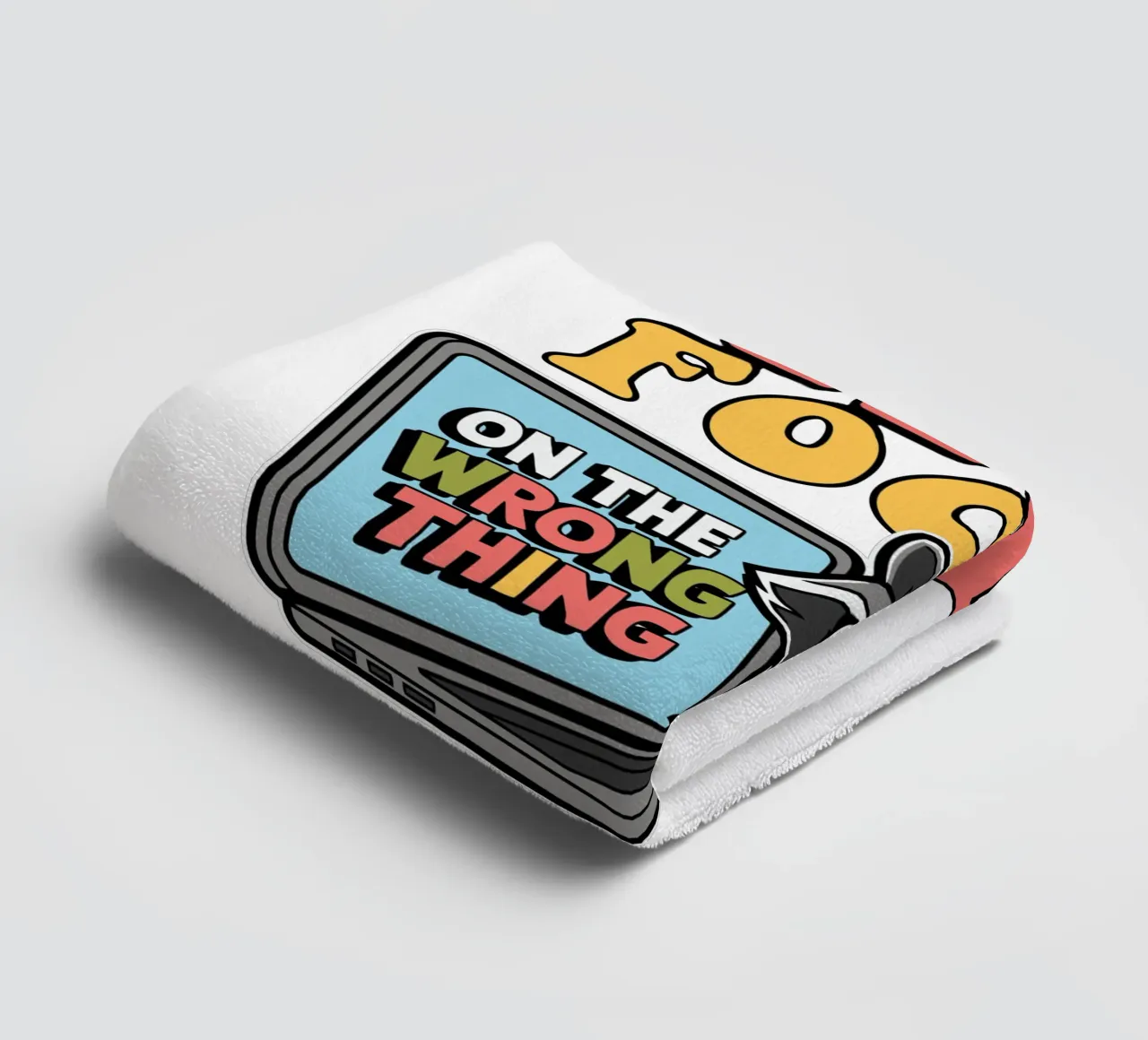 Let's Focus On The Wrong Thing asciugamano da bagno da edsonramosart