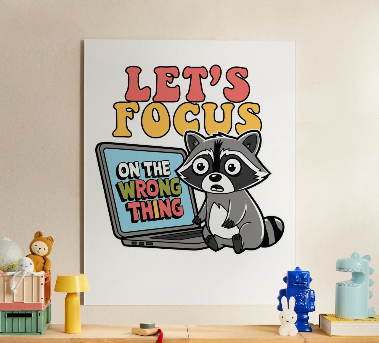 Let's Focus On The Wrong Thing plexiglass da edsonramosart