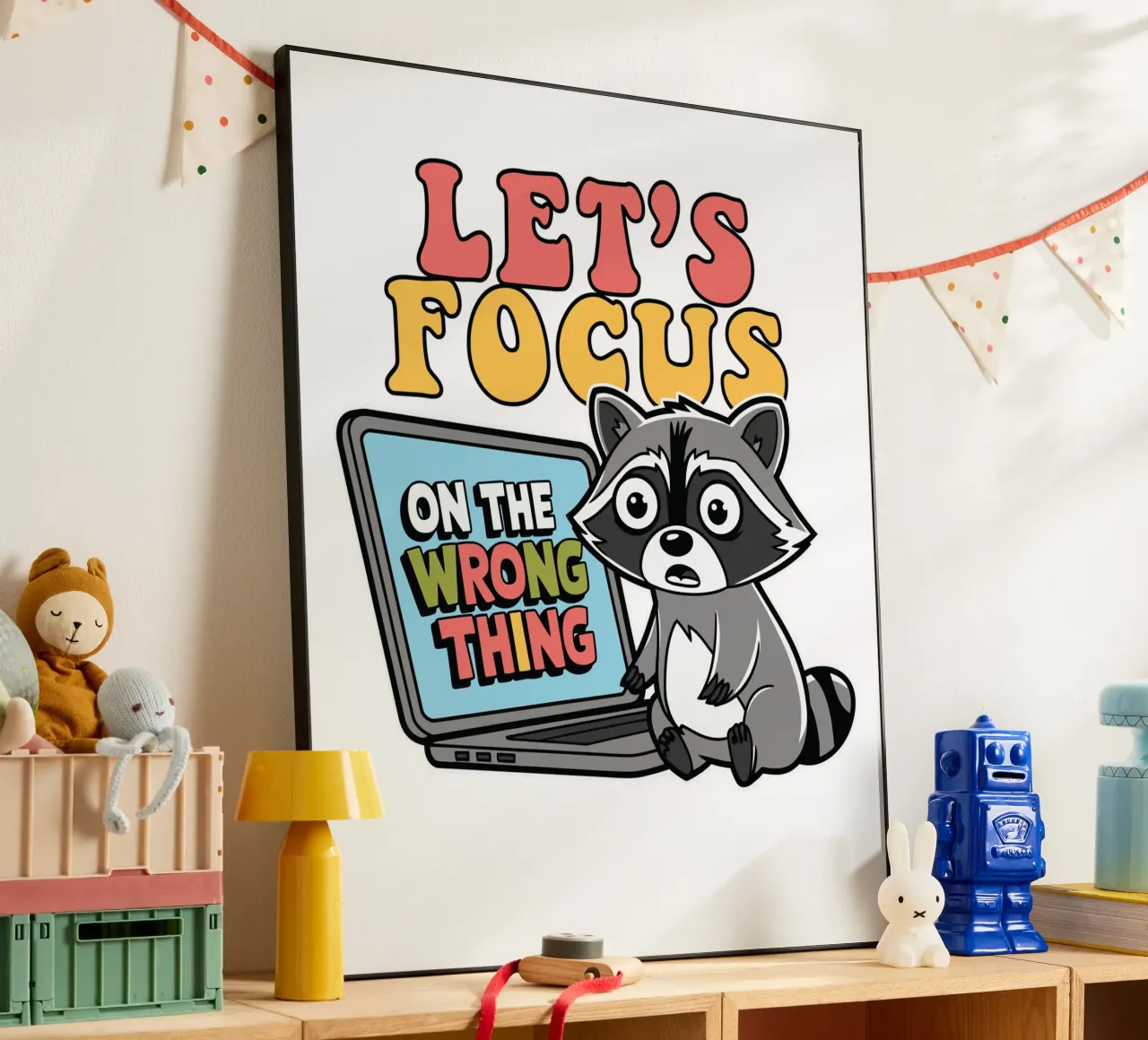 Let's Focus On The Wrong Thing alluminio dibond da edsonramosart