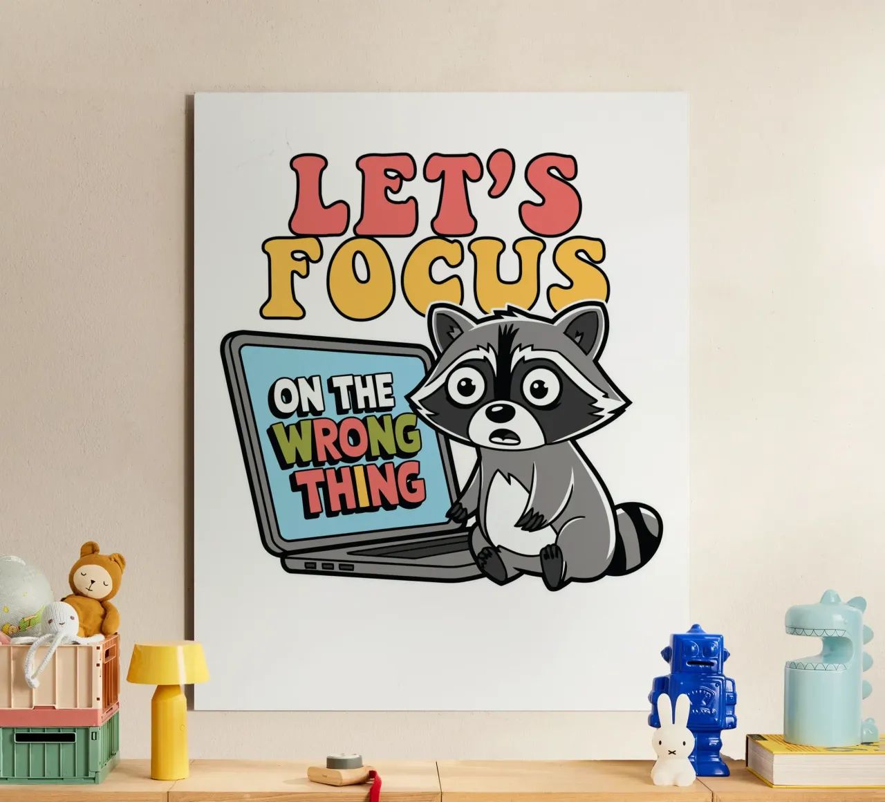 Let's Focus On The Wrong Thing alluminio dibond da edsonramosart