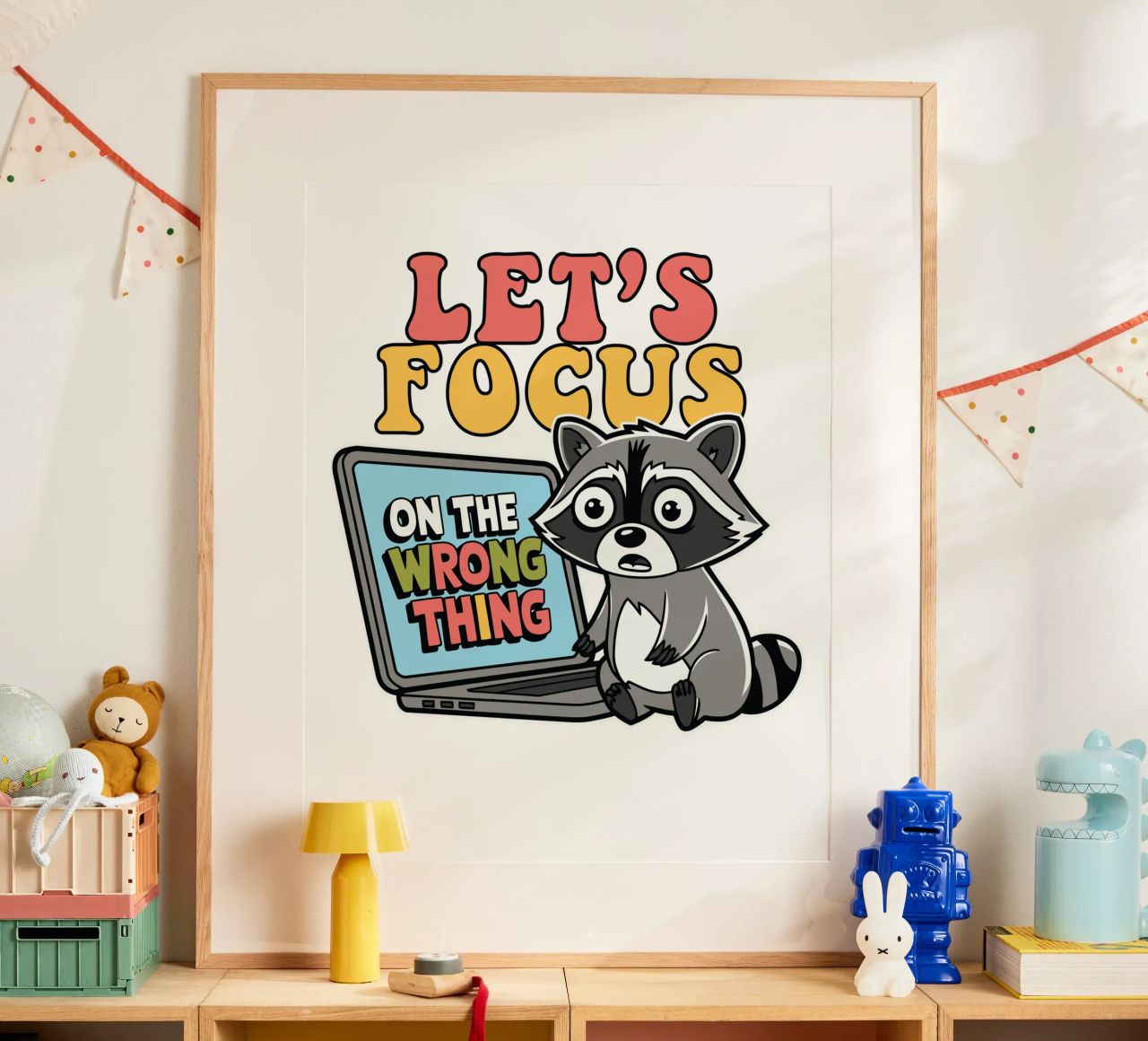 Let's Focus On The Wrong Thing poster da edsonramosart