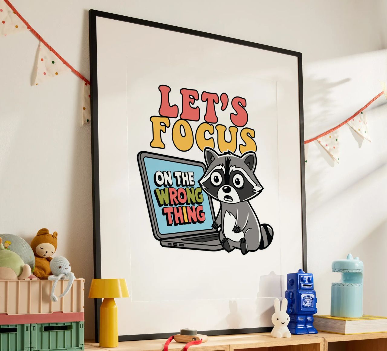 Let's Focus On The Wrong Thing poster da edsonramosart