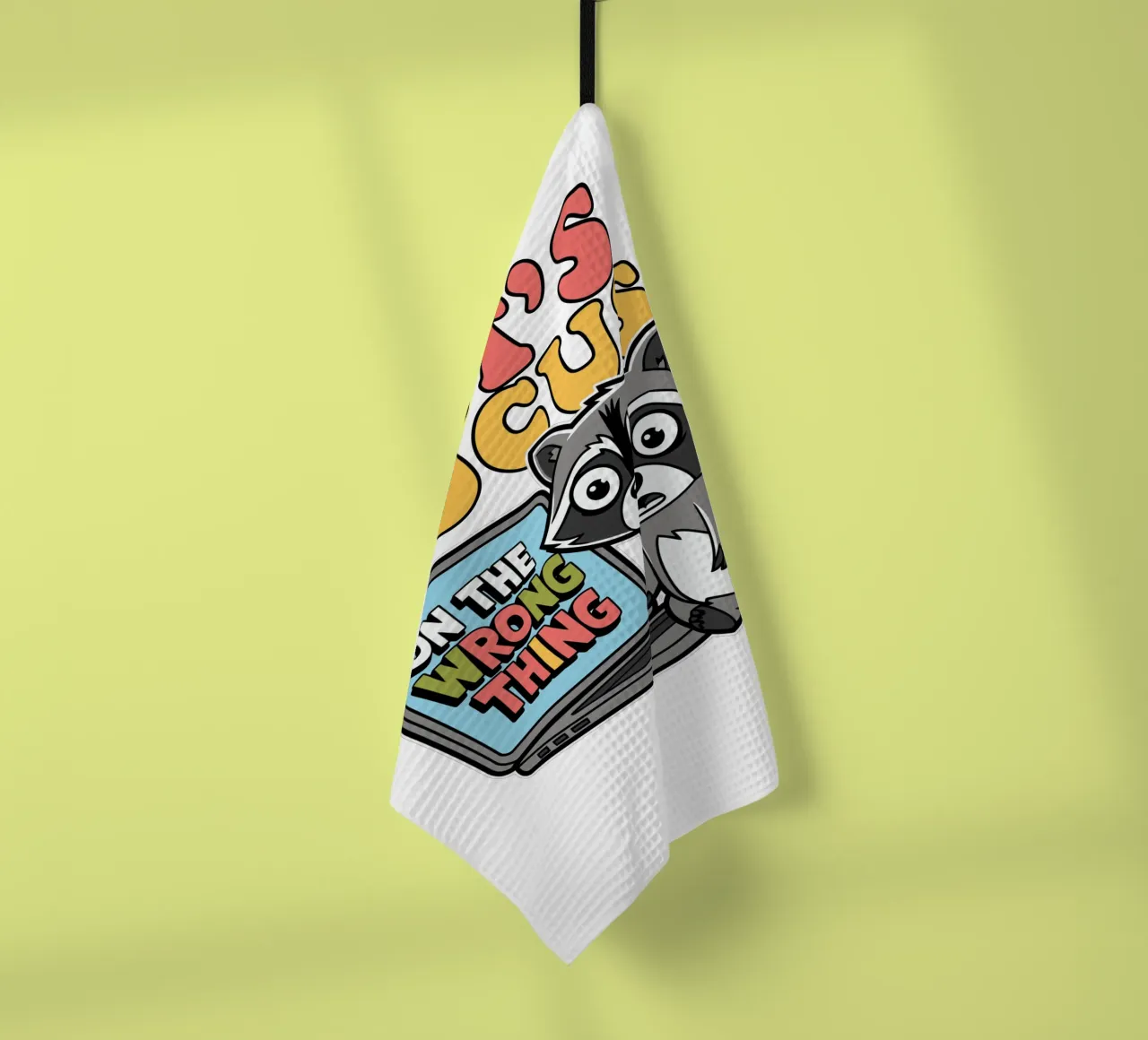 Let's Focus On The Wrong Thing torchon de edsonramosart