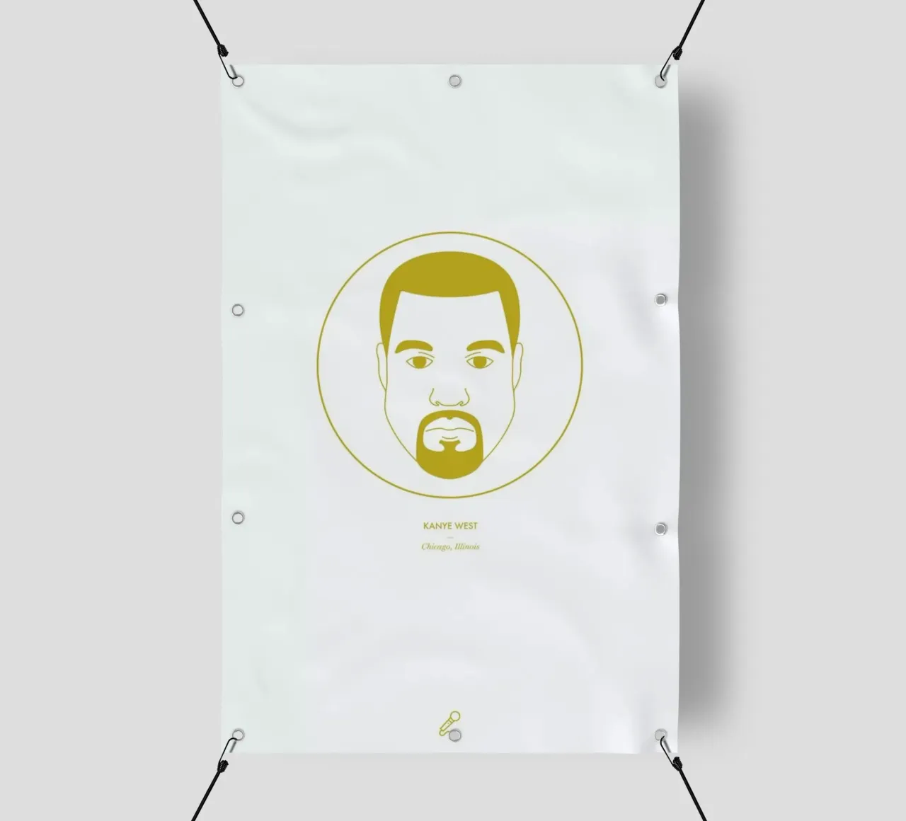 Kanye West telo in pvc da Dean Smith