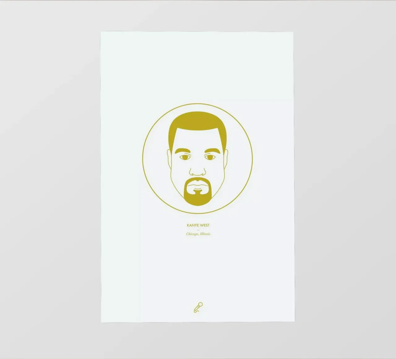 Kanye West telo in pvc da Dean Smith