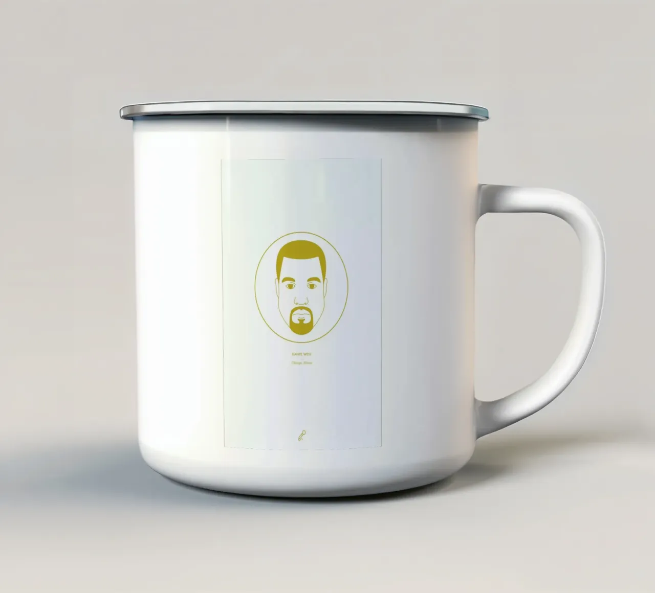 Kanye West tazza in smalto da Dean Smith