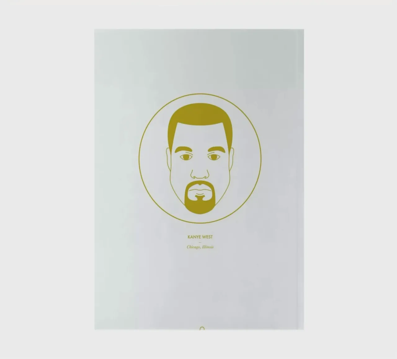 Kanye West notebook by Dean Smith