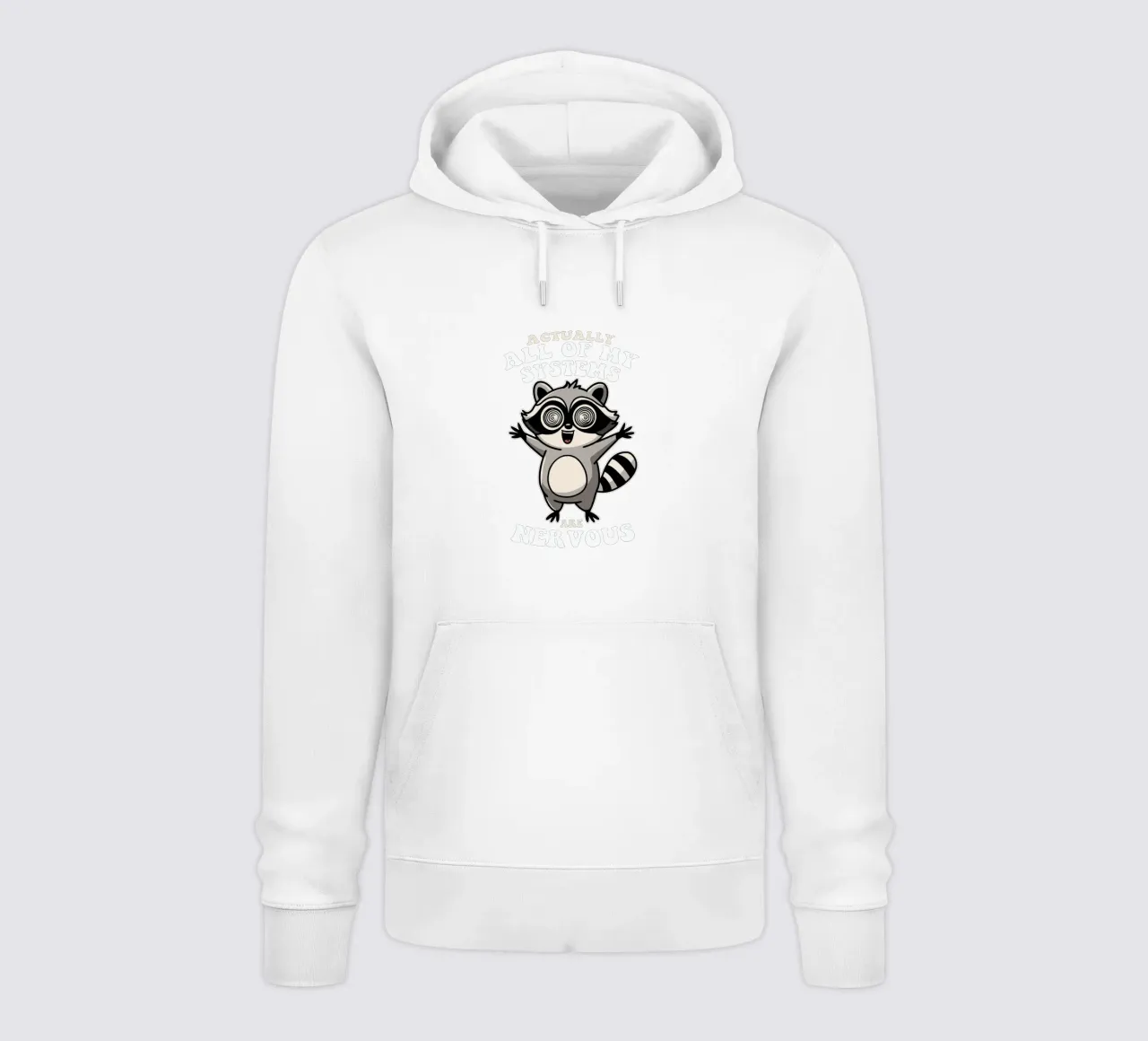 Actually all of my systems are nervous felpa con cappuccio da edsonramosart