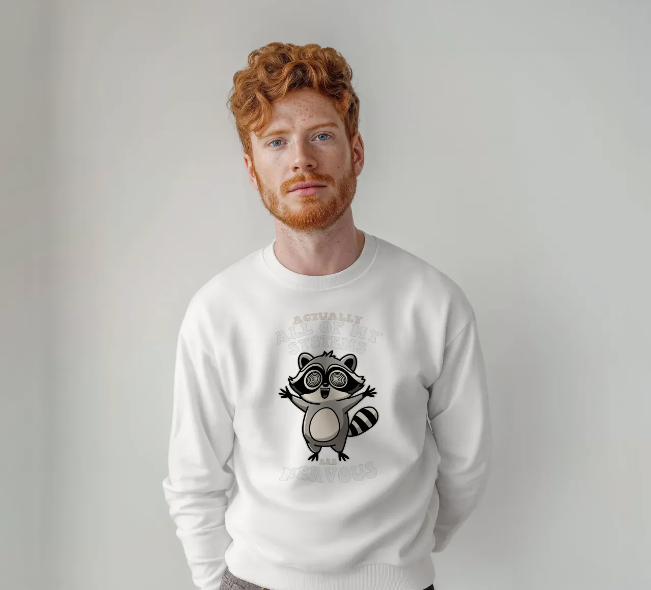 Actually all of my systems are nervous Sweatshirt von edsonramosart