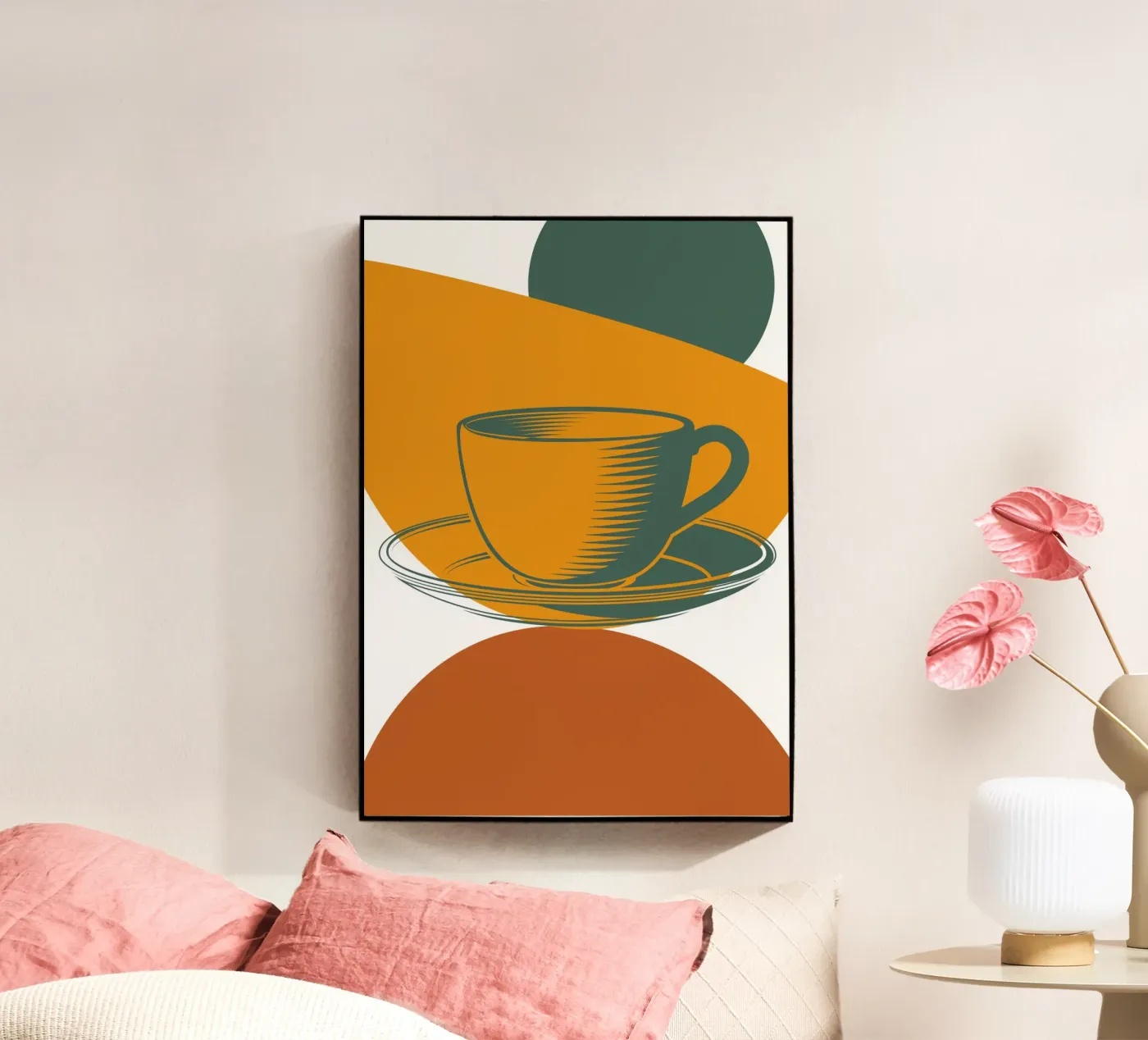 Tea cup acrylic glass by LisaArtes