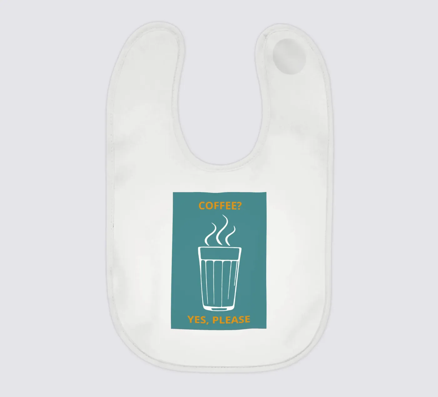 COFFEE? YES, PLEASE bavaglino da LisaArtes