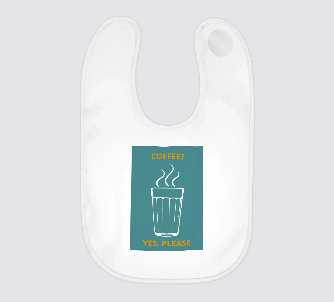 COFFEE? YES, PLEASE bavaglino da LisaArtes
