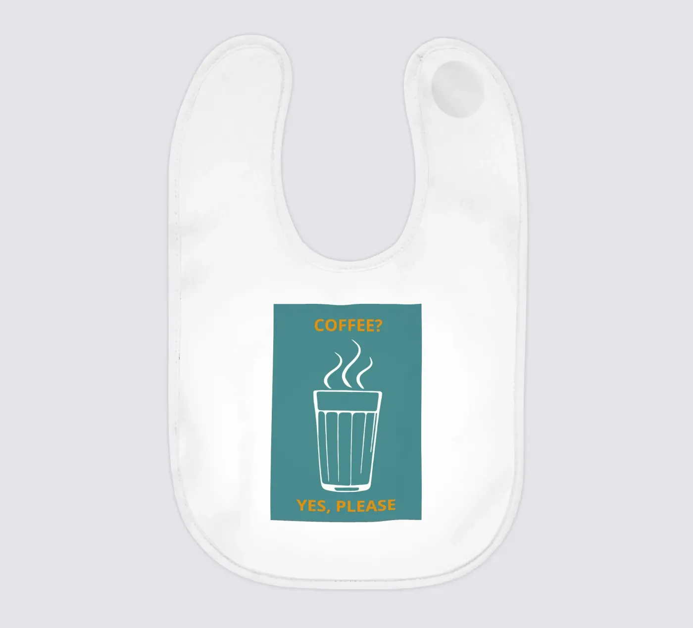 COFFEE? YES, PLEASE bavaglino da LisaArtes