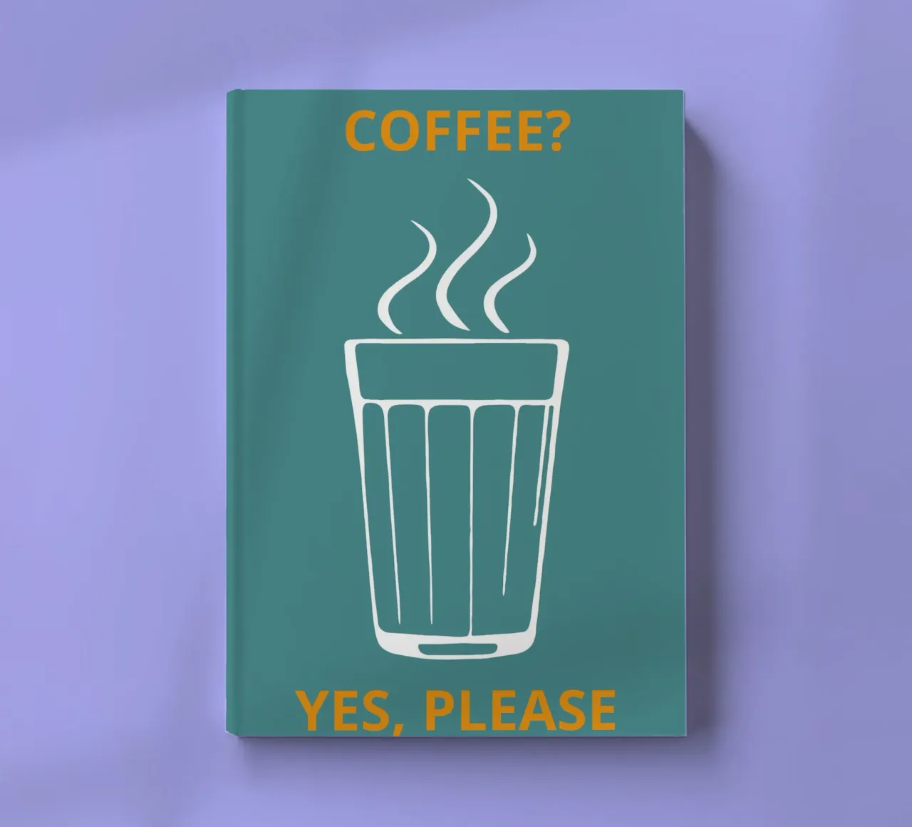 COFFEE? YES, PLEASE notebook by LisaArtes