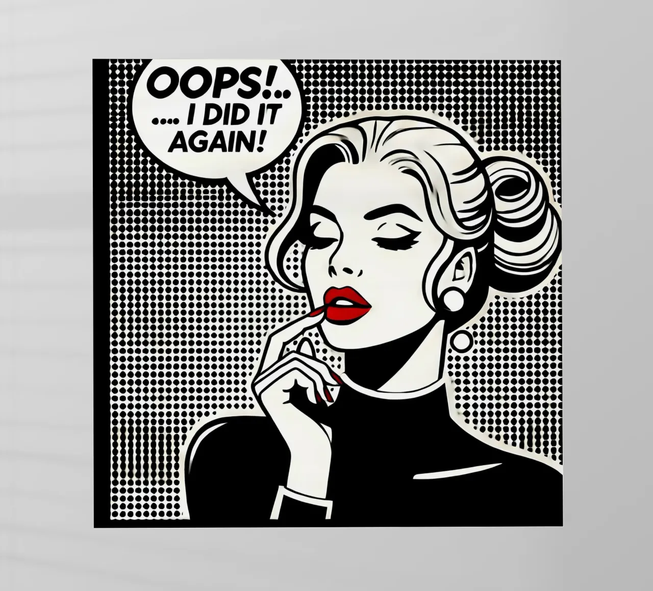 OOOPS - Stampa di poster d'epoca pellicola backlit da posterprints-by-nomad