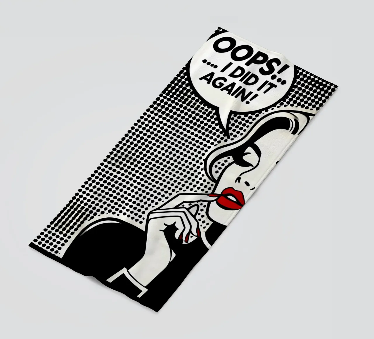 OOOPS - Stampa di poster d'epoca telo mare da posterprints-by-nomad