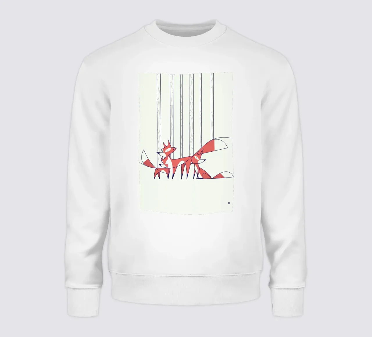 Foxes sweatshirt van Ale Giorgini