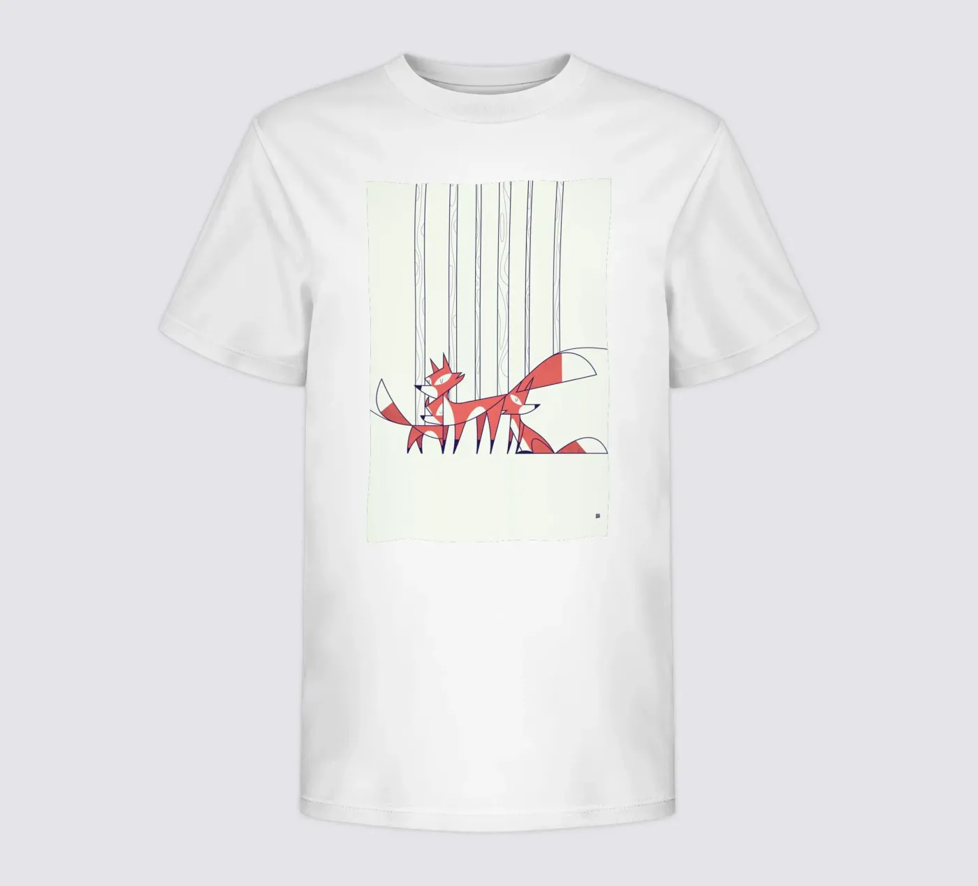 Foxes t-shirt bambini da Ale Giorgini