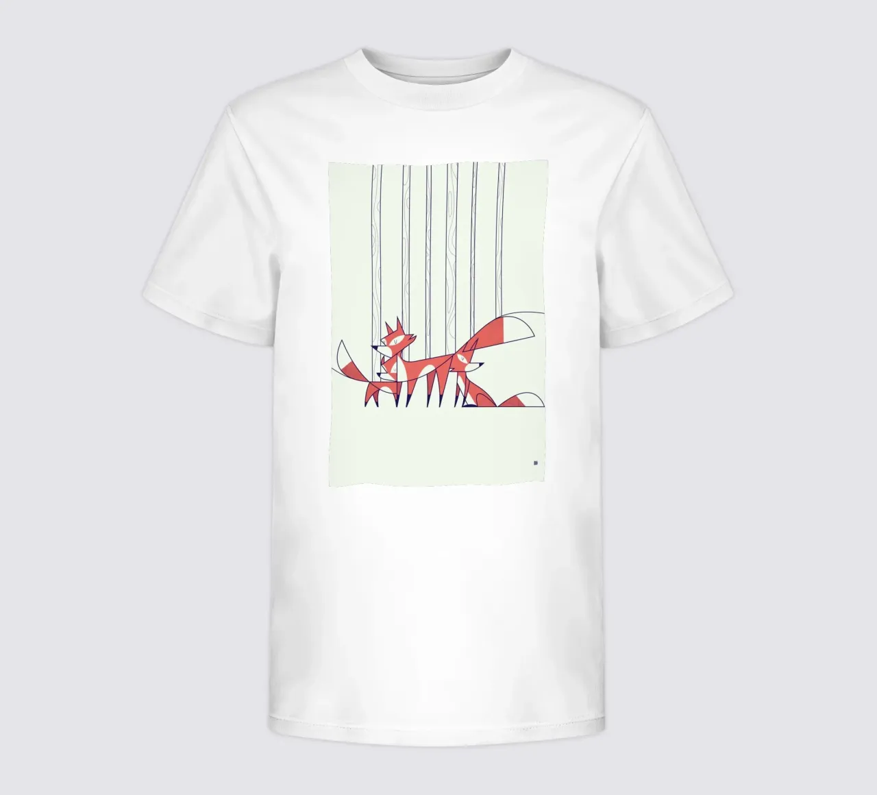 Foxes t-shirt bambini da Ale Giorgini