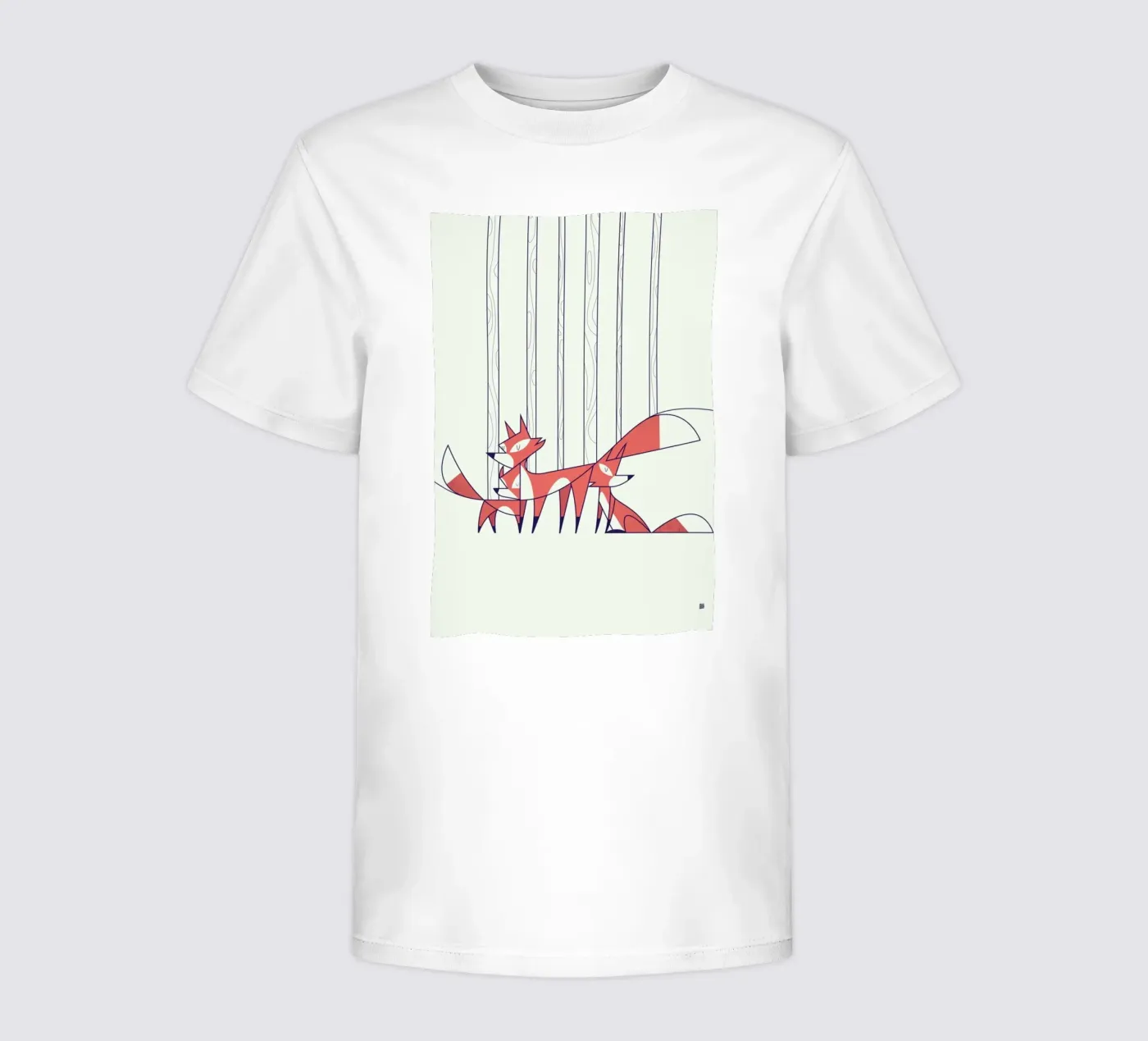 Foxes t-shirt bambini da Ale Giorgini