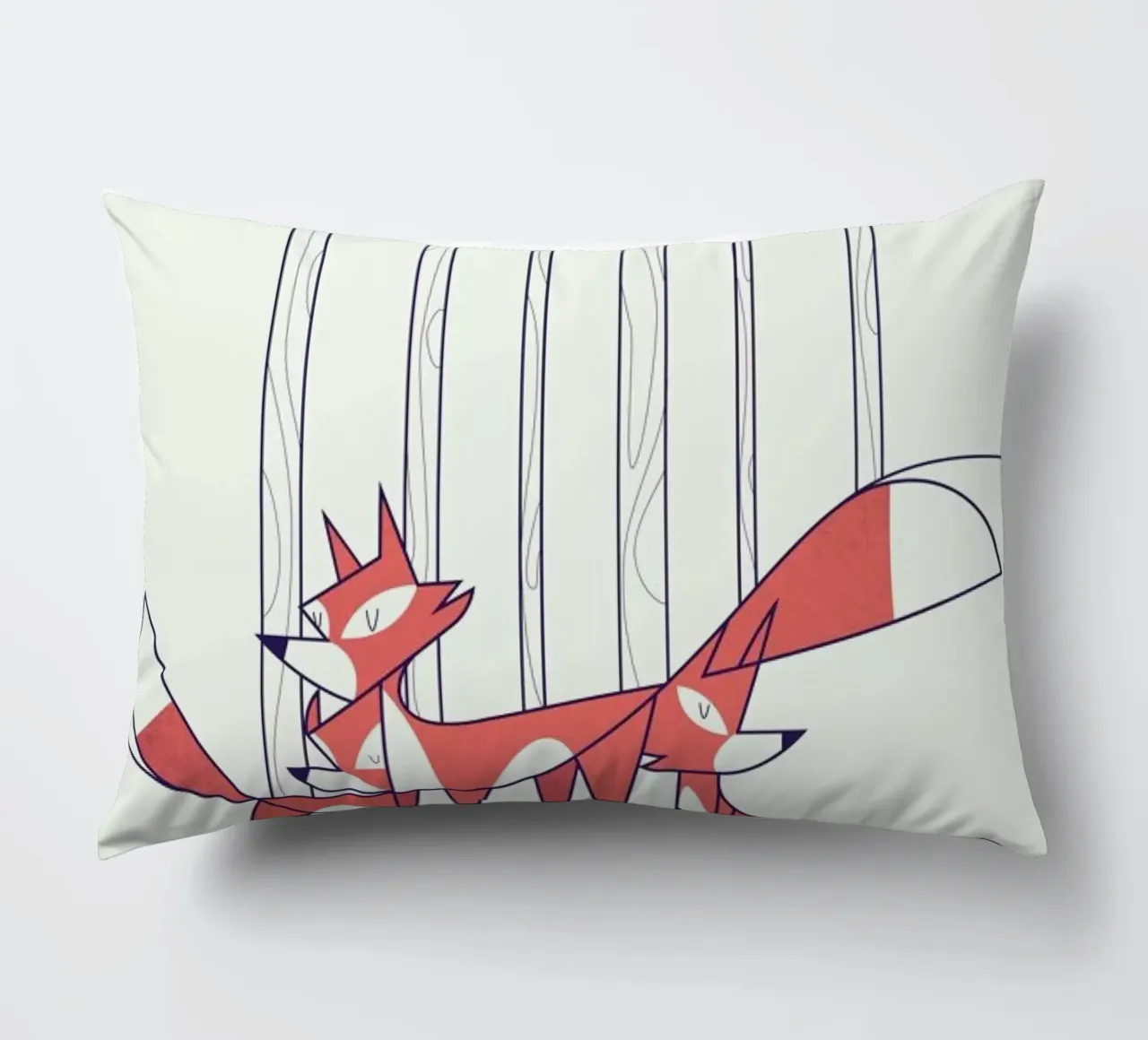 Foxes cuscino da Ale Giorgini