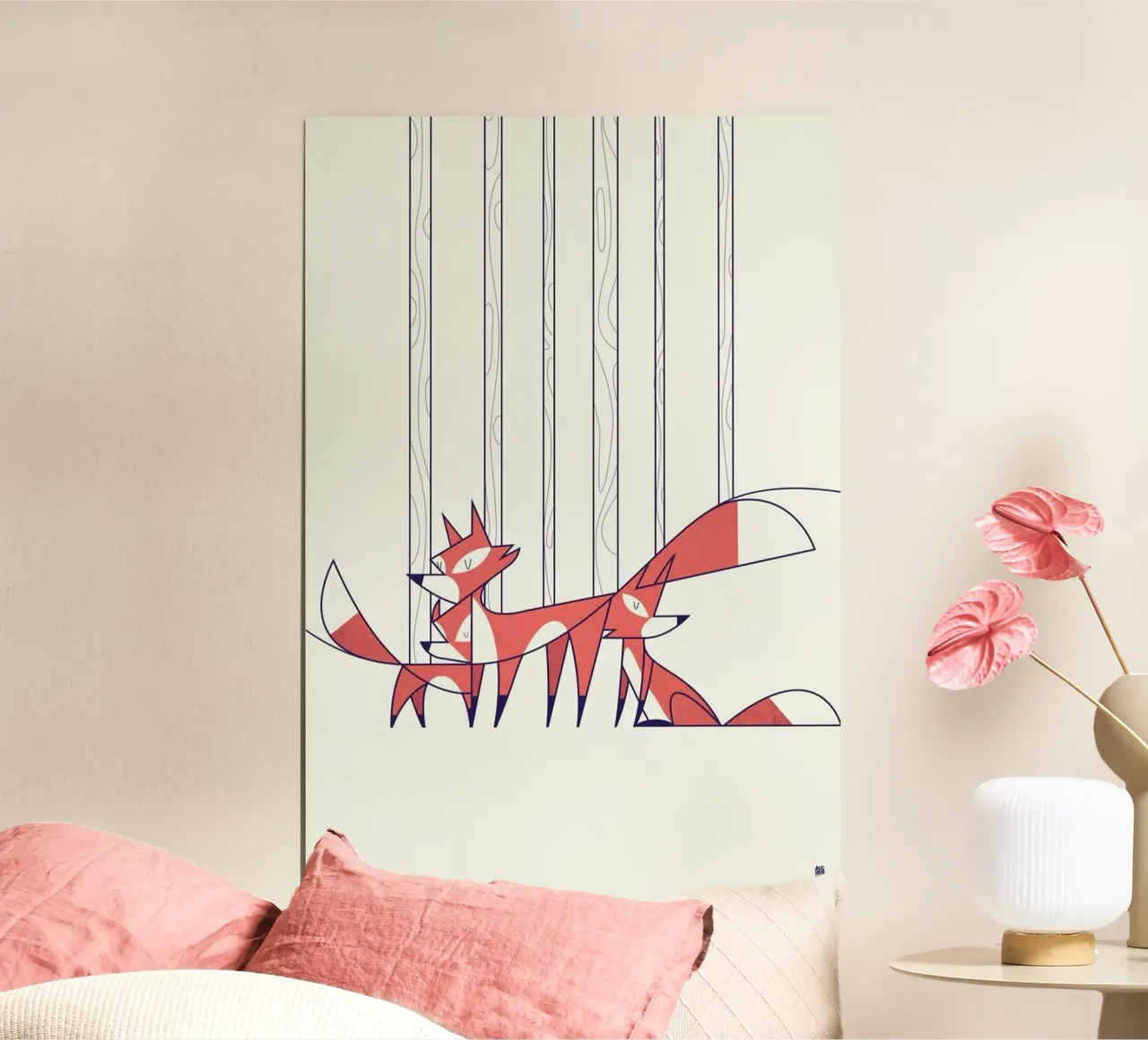 Foxes poster da Ale Giorgini