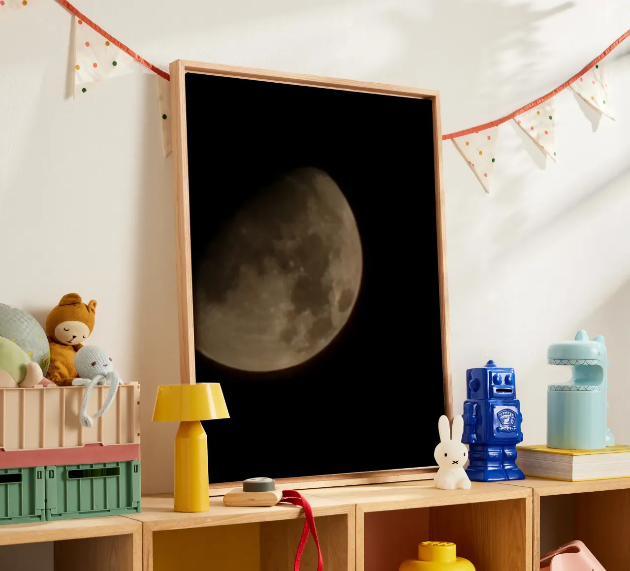 moon portrait canvas by HIMA