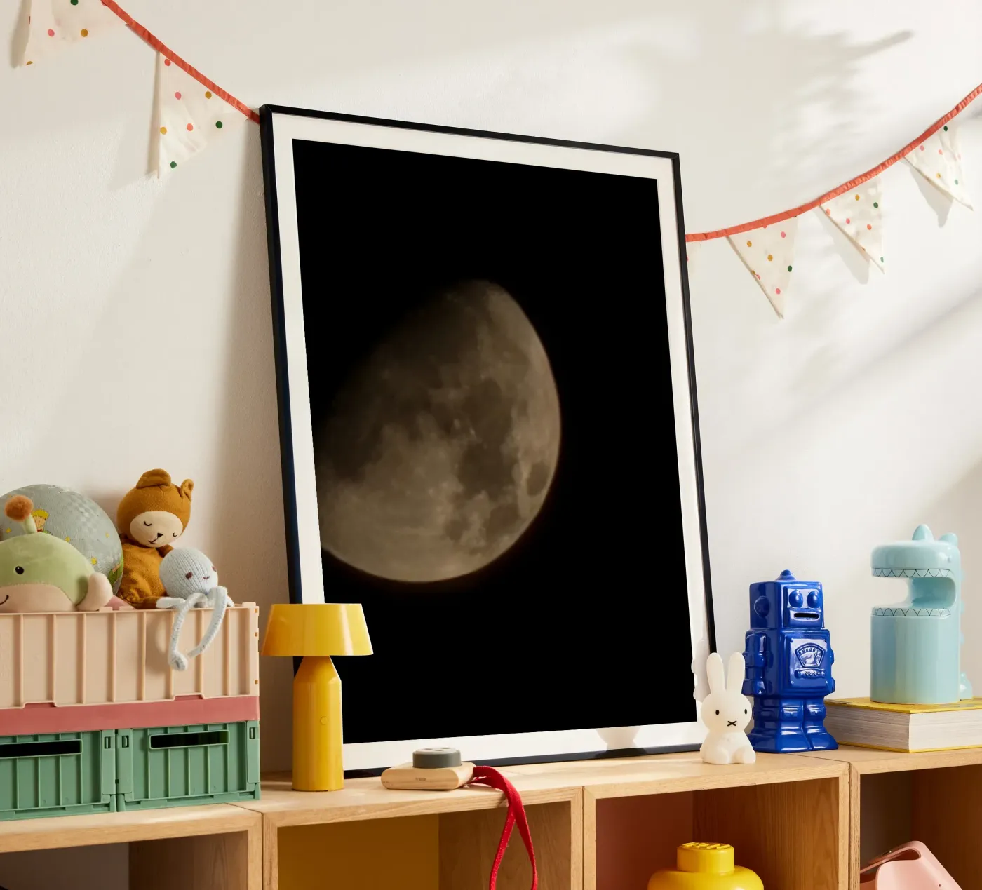 moon portrait poster by HIMA