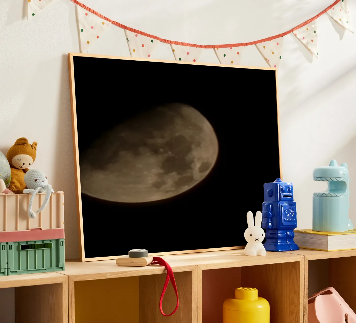 moon portrait poster by HIMA