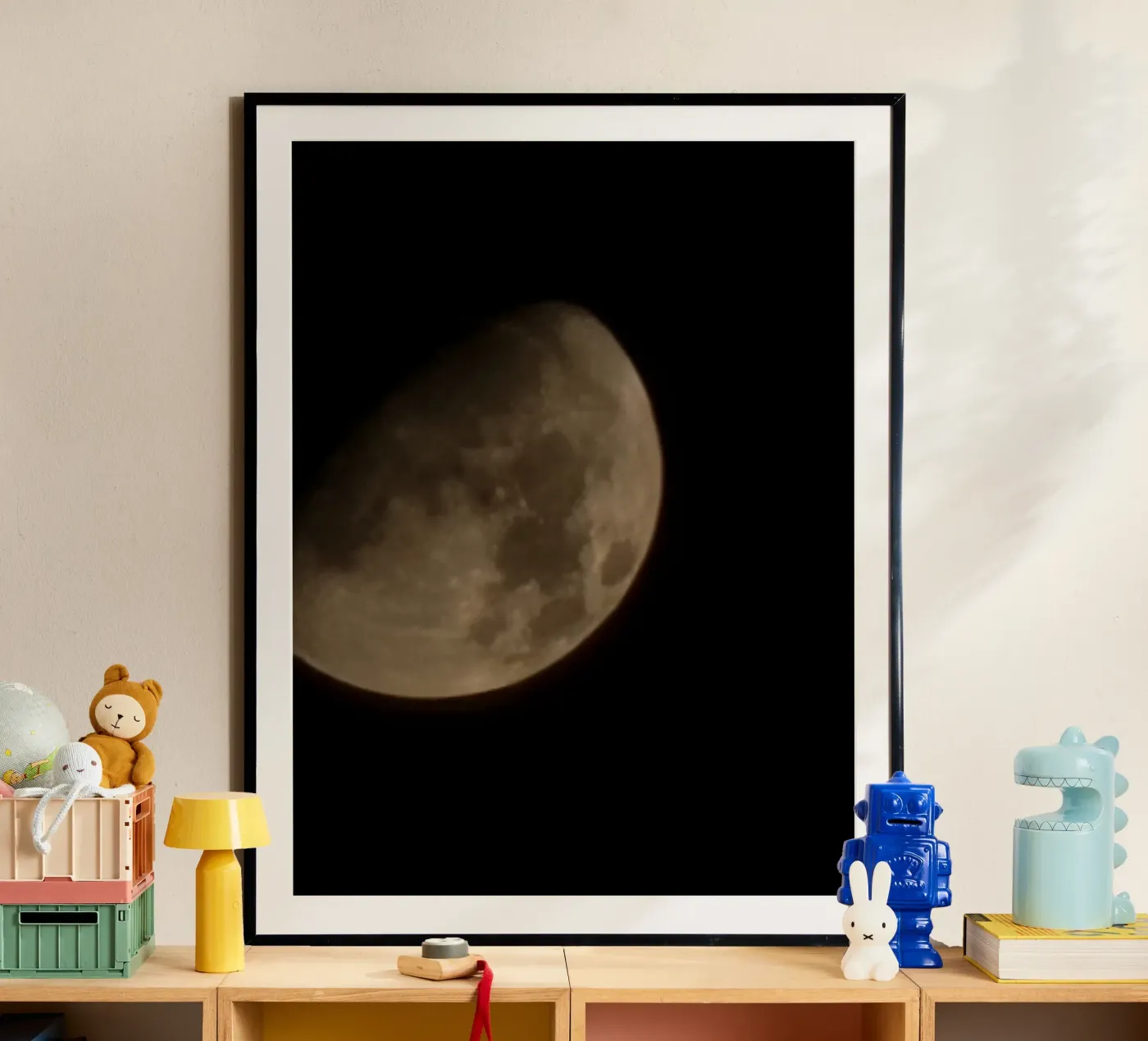 moon portrait poster by HIMA