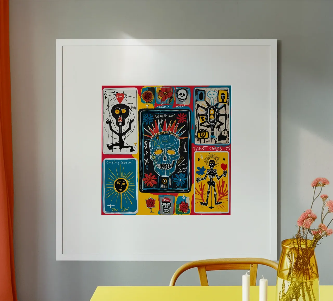 Memento Mori African Graffiti poster da Signorino