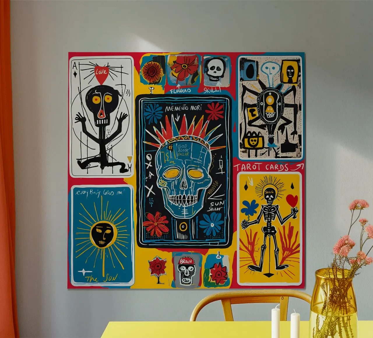 Memento Mori African Graffiti poster da Signorino