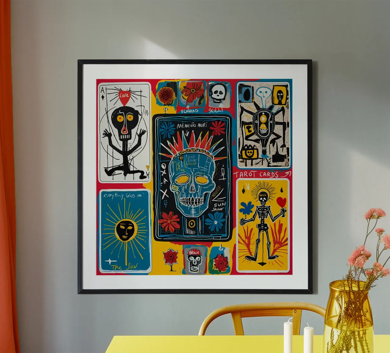 Memento Mori African Graffiti poster da Signorino