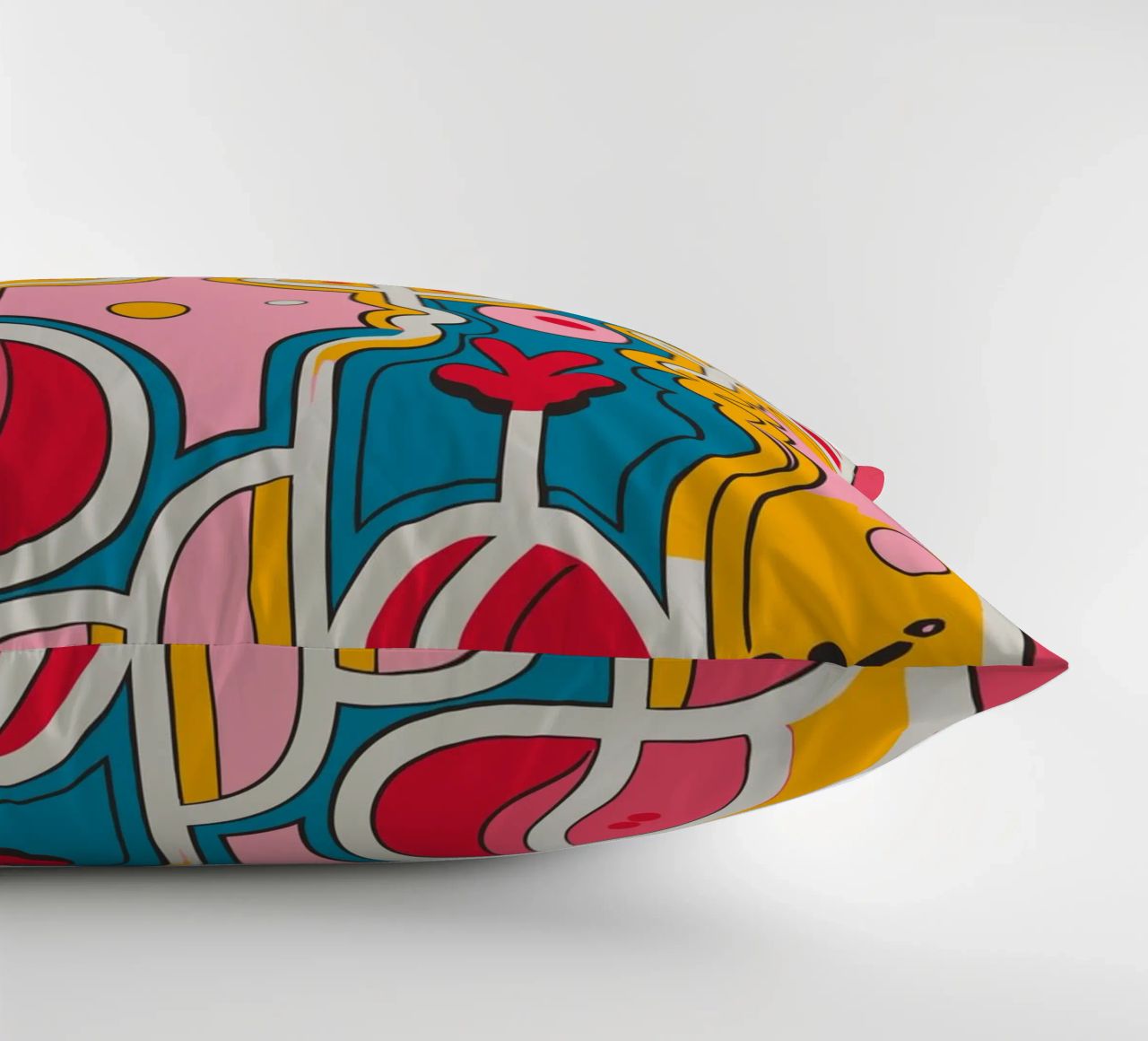 The Graffiti Pop Kiss cuscino da Signorino