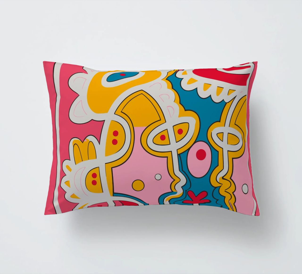 The Graffiti Pop Kiss cuscino da Signorino