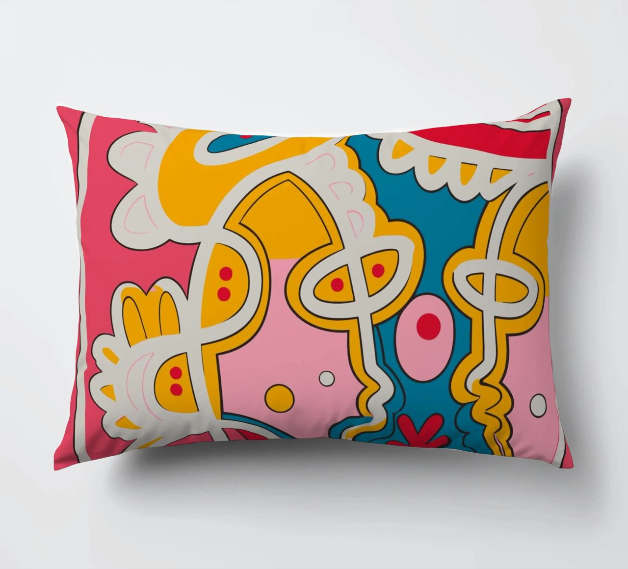 The Graffiti Pop Kiss cuscino da Signorino