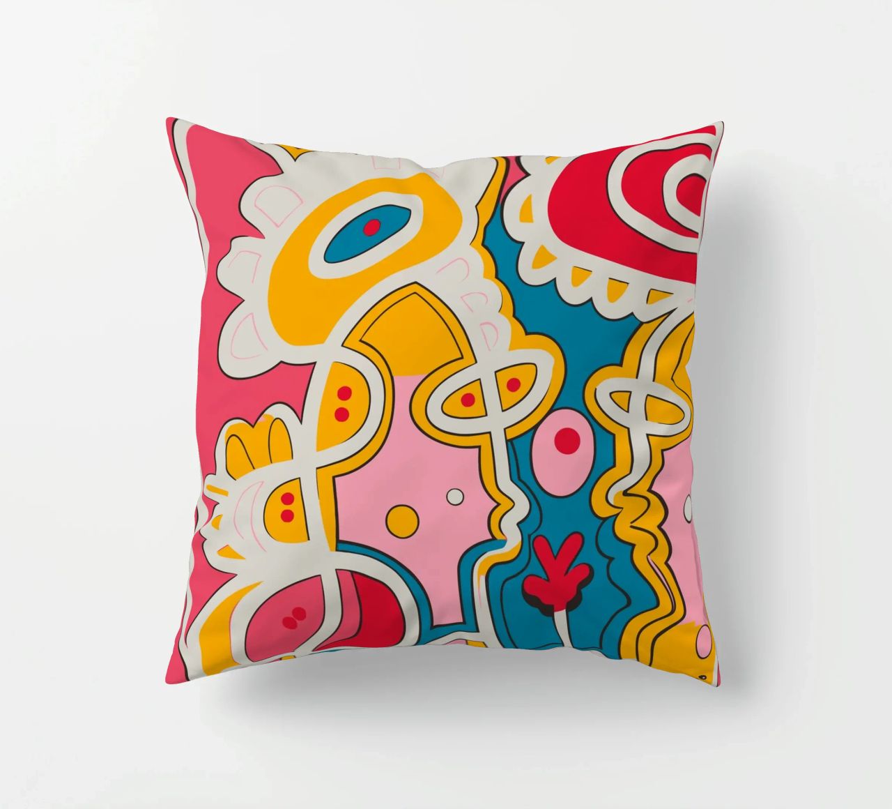 The Graffiti Pop Kiss cuscino da Signorino