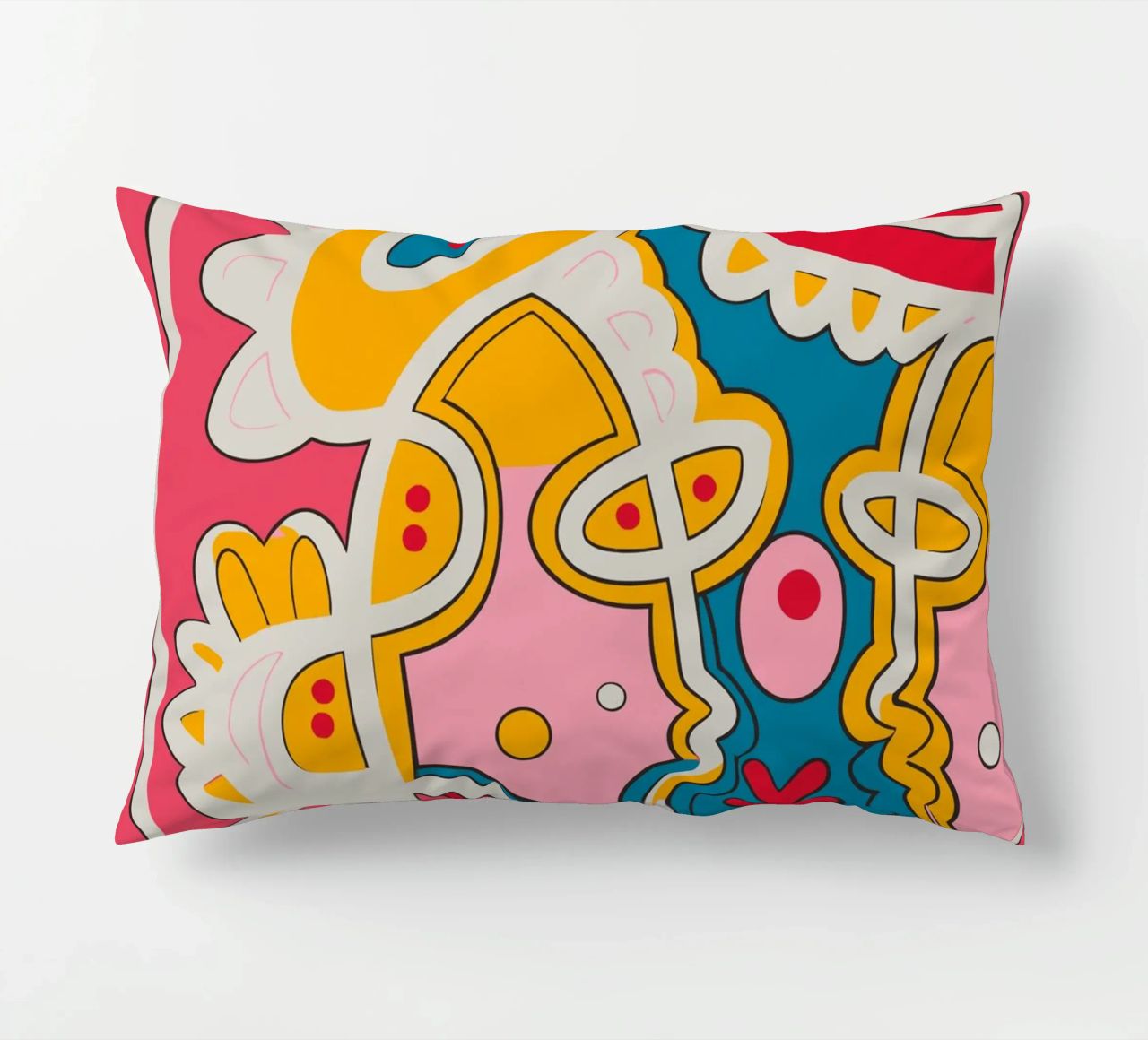 The Graffiti Pop Kiss cuscino da Signorino