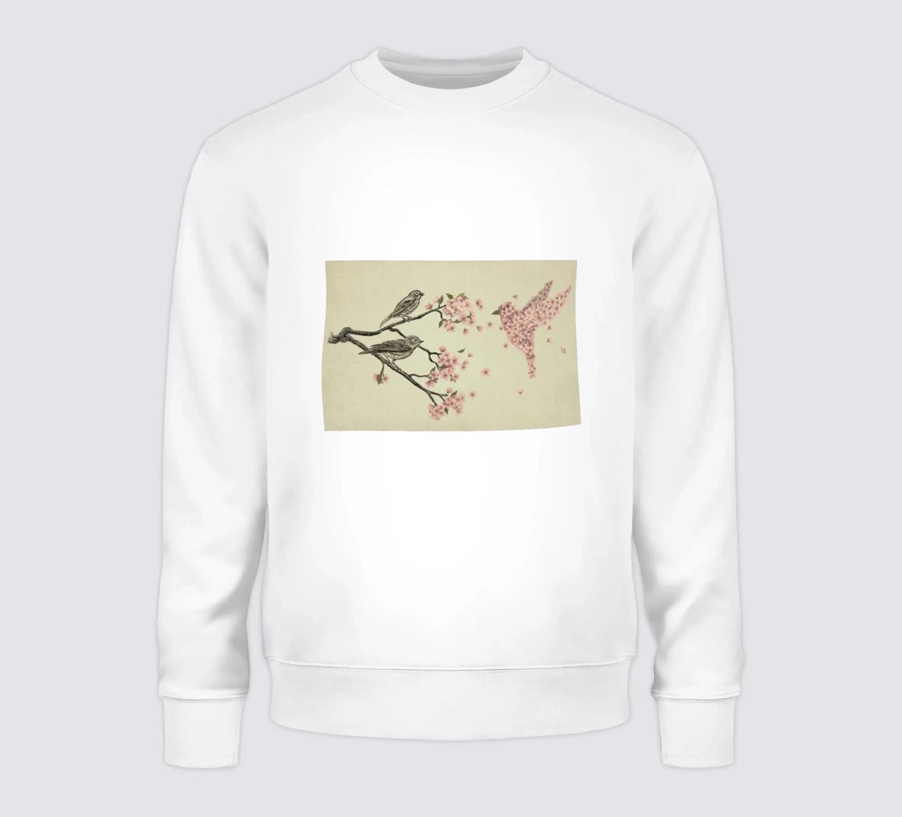 Blossom Bird sudadera de Terry Fan
