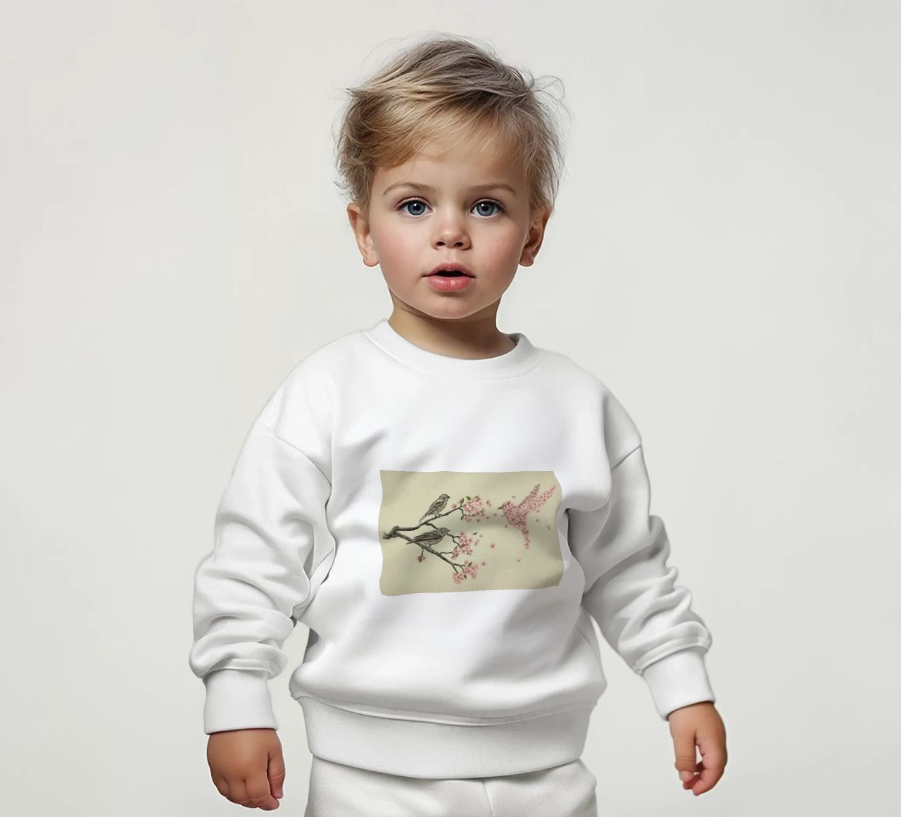 Blossom Bird sudadera de bebé de Terry Fan