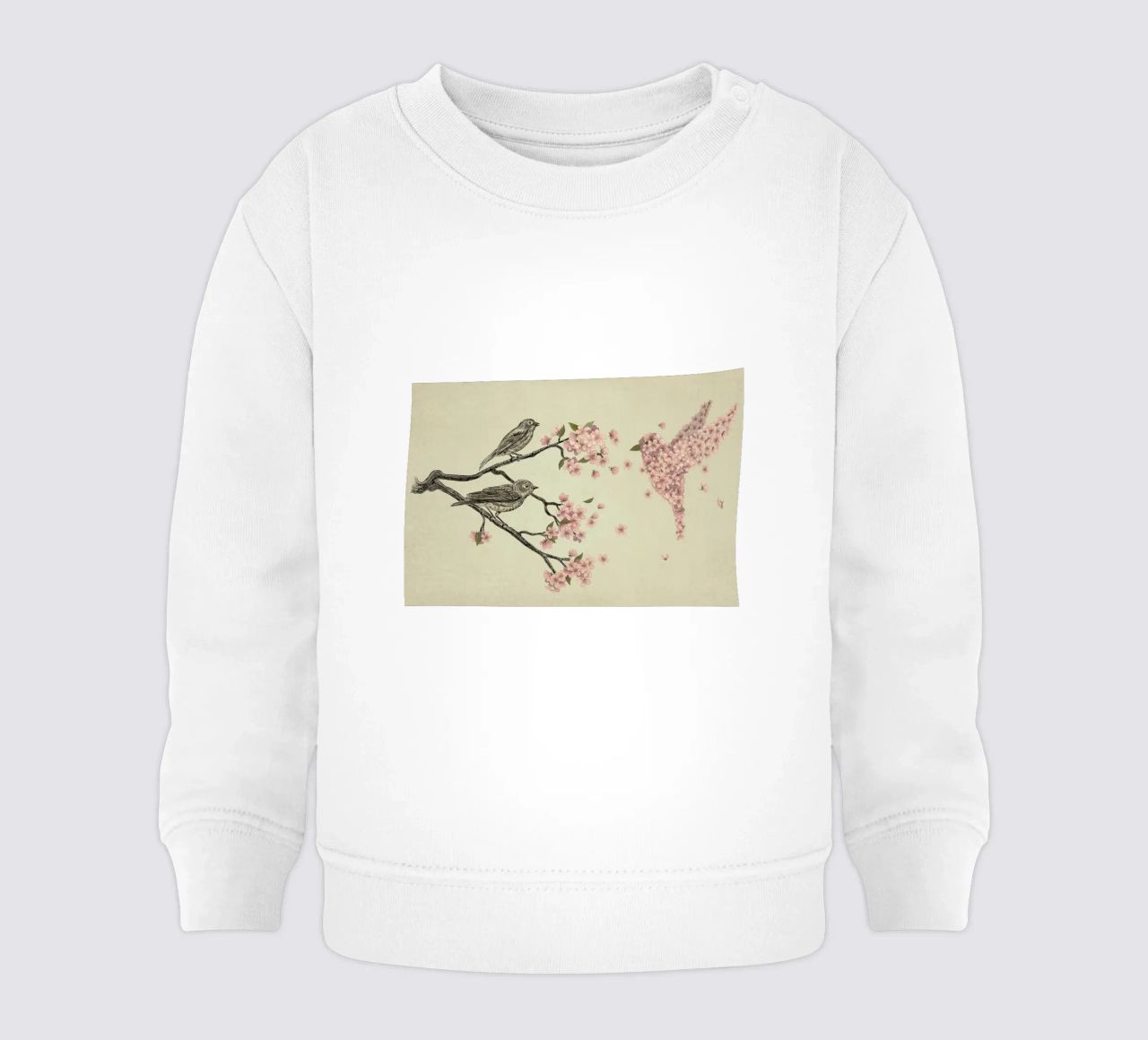 Blossom Bird sudadera de bebé de Terry Fan