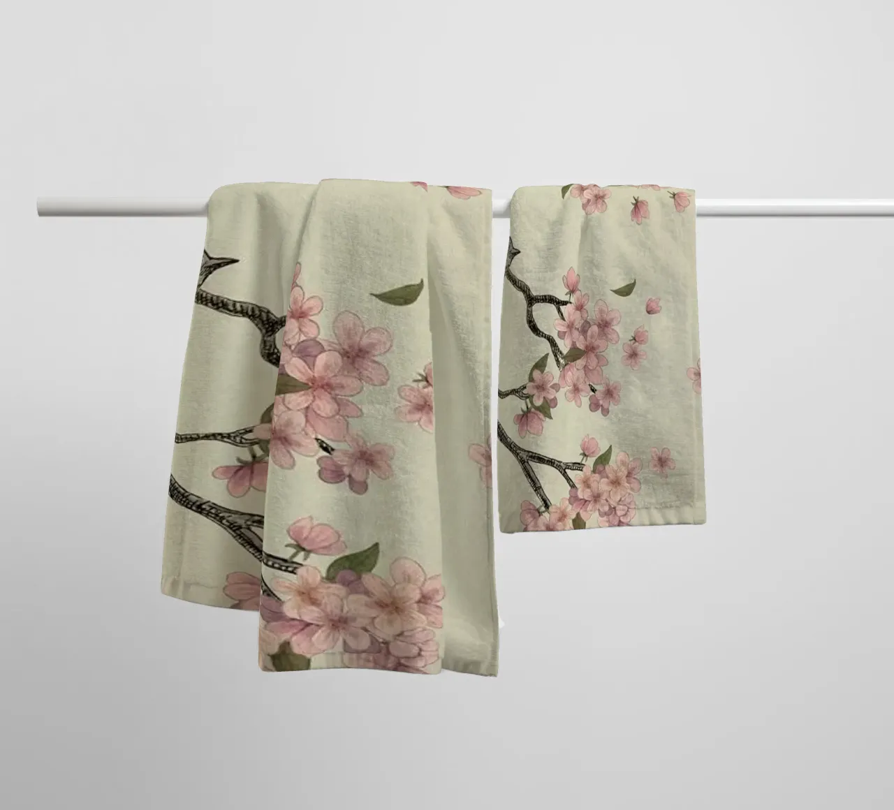 Blossom Bird Handtuch von Terry Fan