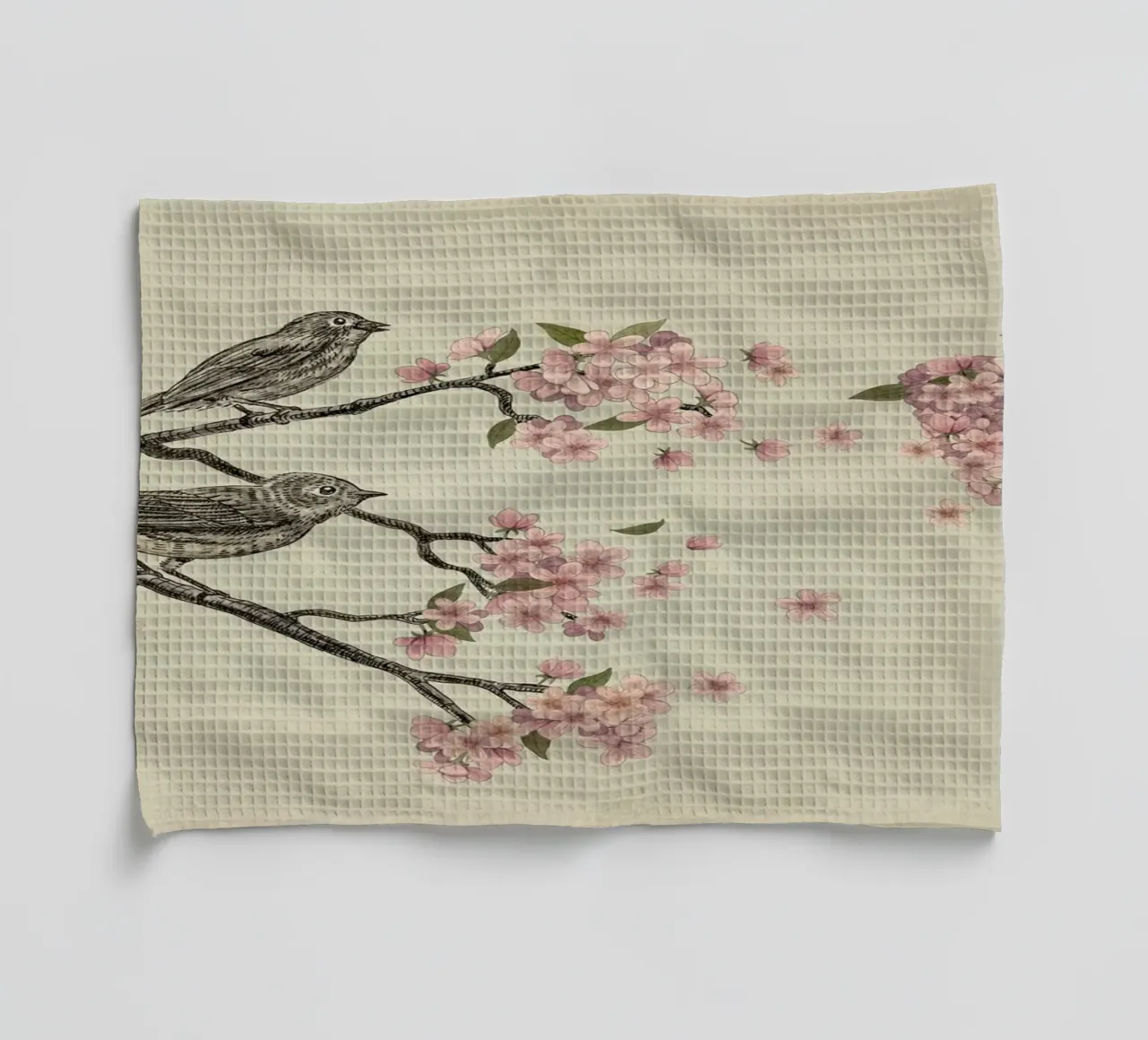 Blossom Bird Geschirrtuch von Terry Fan